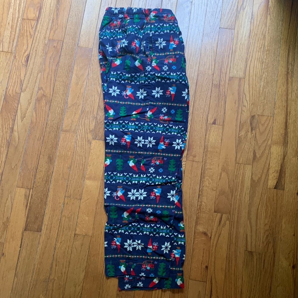 Hanna Andersson M Gnome Mens Flannel Pajama Pants